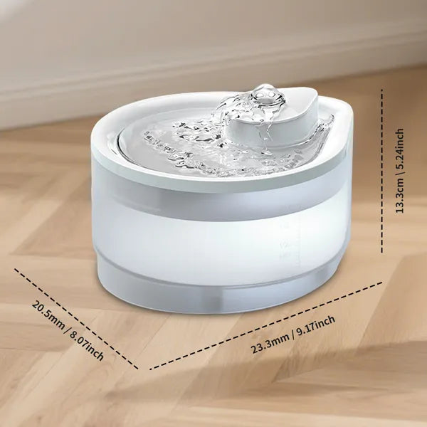 Automatic Pet Water Fountain 2.5L — Silent Pump & Freshwater Filter for Cats and Dogs