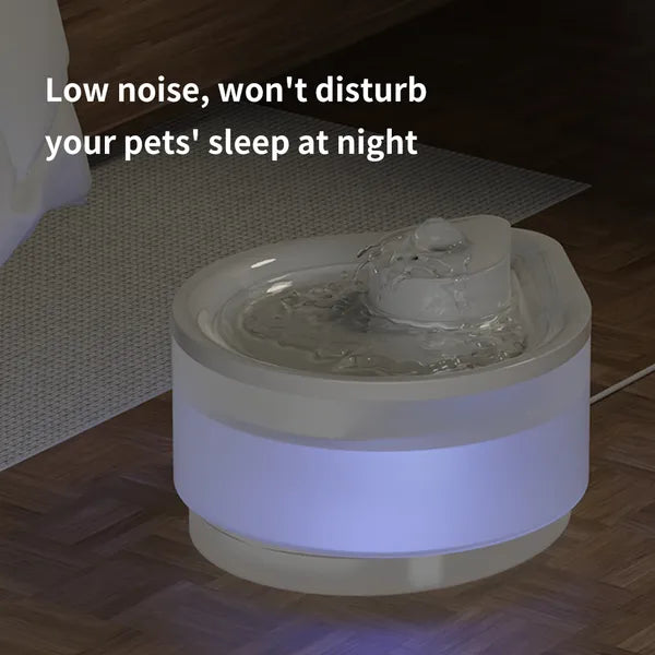Automatic Pet Water Fountain 2.5L — Silent Pump & Freshwater Filter for Cats and Dogs