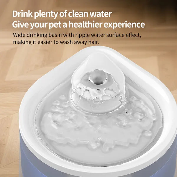 Automatic Pet Water Fountain 2.5L — Silent Pump & Freshwater Filter for Cats and Dogs